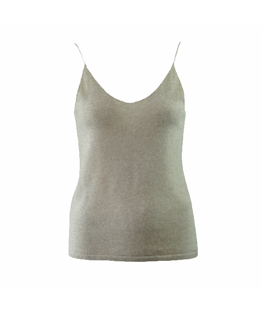 Cashmere Natural & Black Top