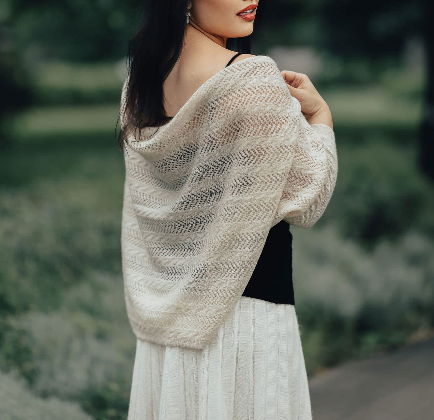 Cashmere Scarf Cape