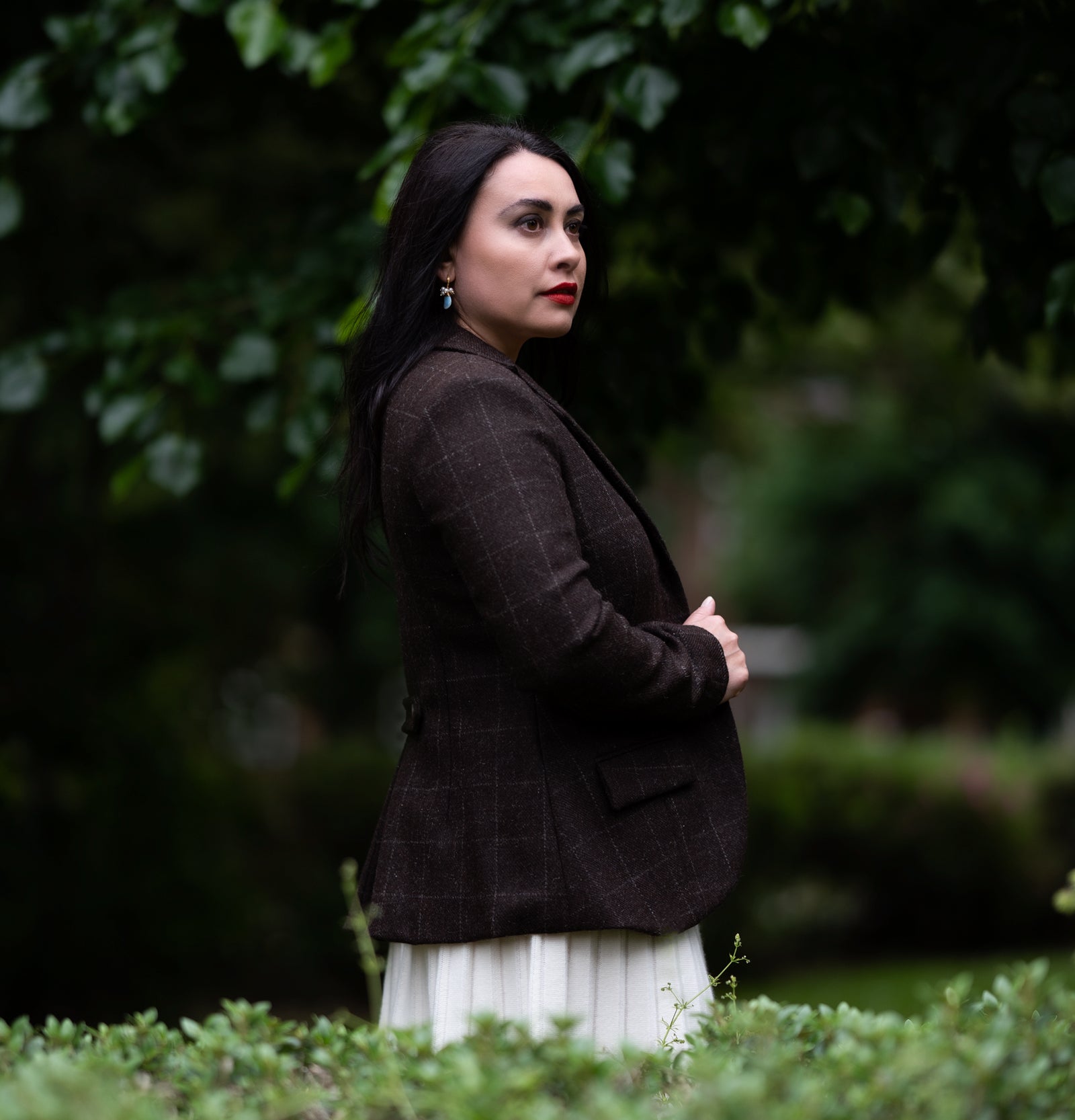 Authentic Organic Tweed Wool Brown Jacket