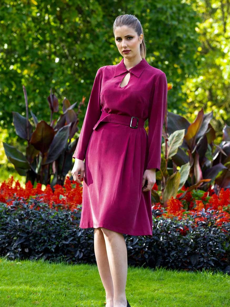 Silk Red Dress