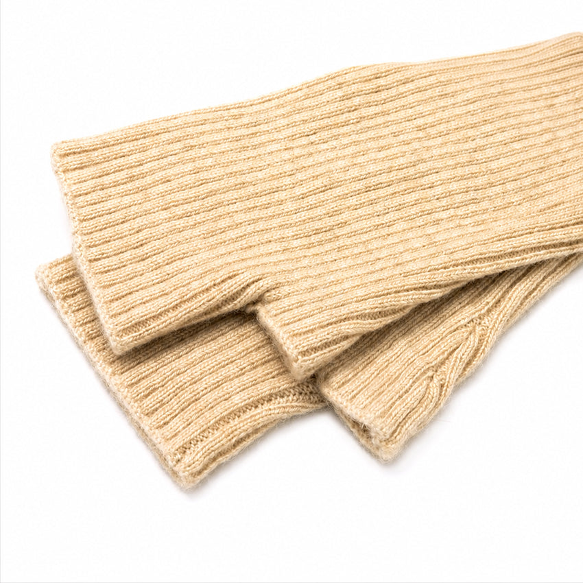 Women’s Pure Cashmere Fingerless Gloves – Luxury Hand Warmers