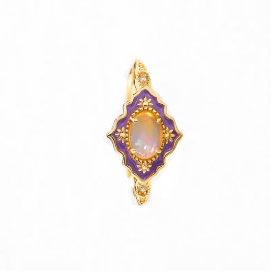 Gold Vermeil Opal Ring