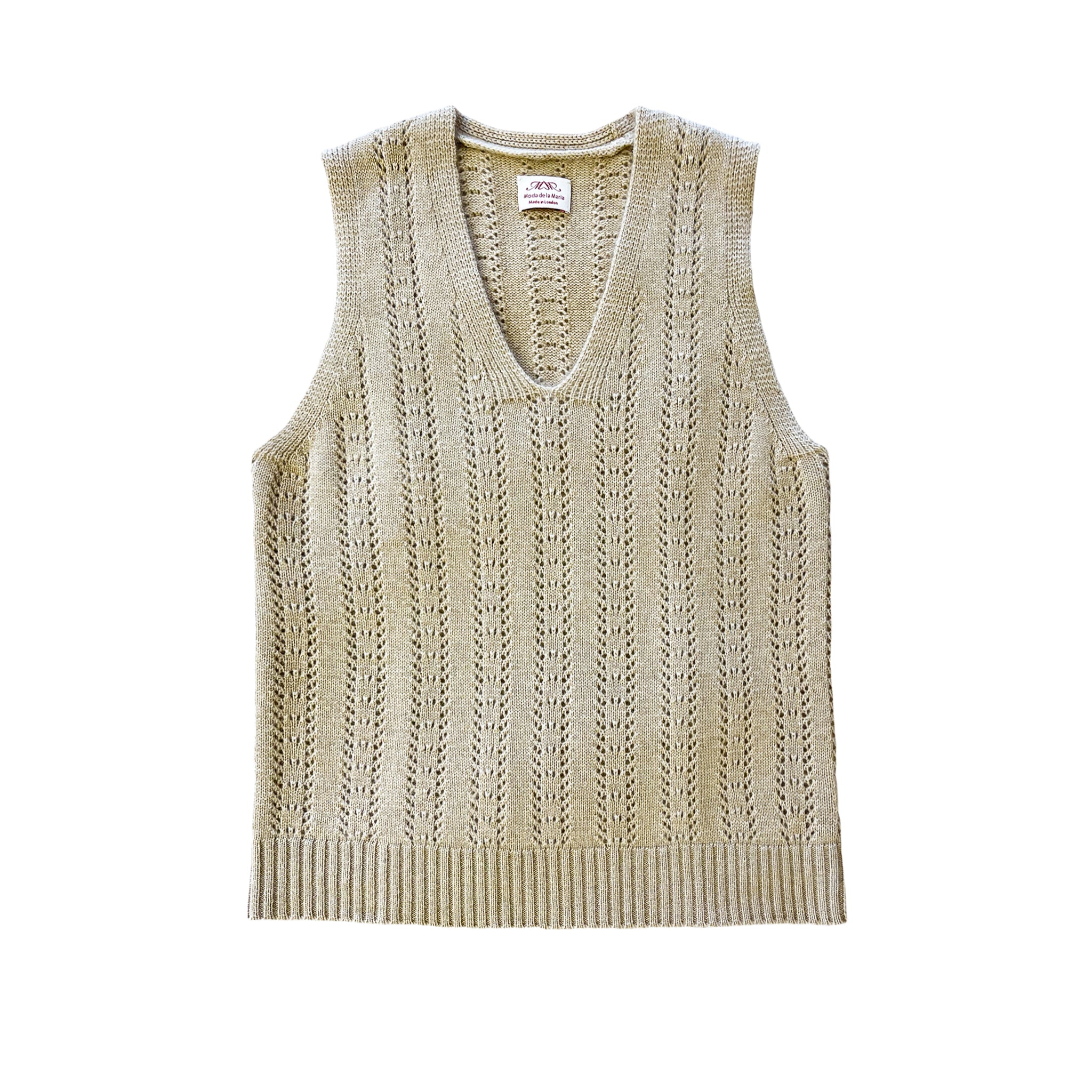 Cashmere Knitted Vest – Moda de la Maria